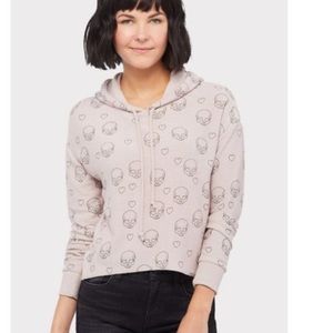 Chaser hoodie skulls pink sz large